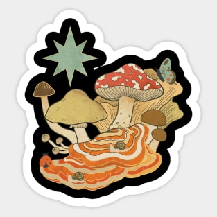 Mushroom Cat Sticker